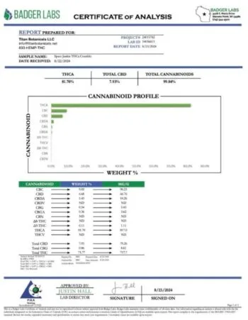 Space Junkie THCa Crumble